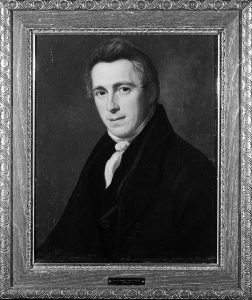 Framed portrait of Hamnett Kirkes Pinhey
